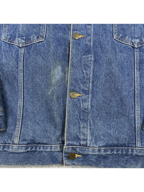 Vintage Marlboro Country Store Denim Trucker Jacket Mens XL 90s Tobacco Promo - Picture 3 of 15